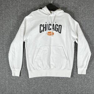Nike Chicago NSW Club City Hoodie White Mens Size M‎